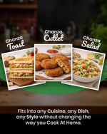 CHANZA Plant Protein Chunks | 33g Protein Per Serving | Vegan | Clean Label