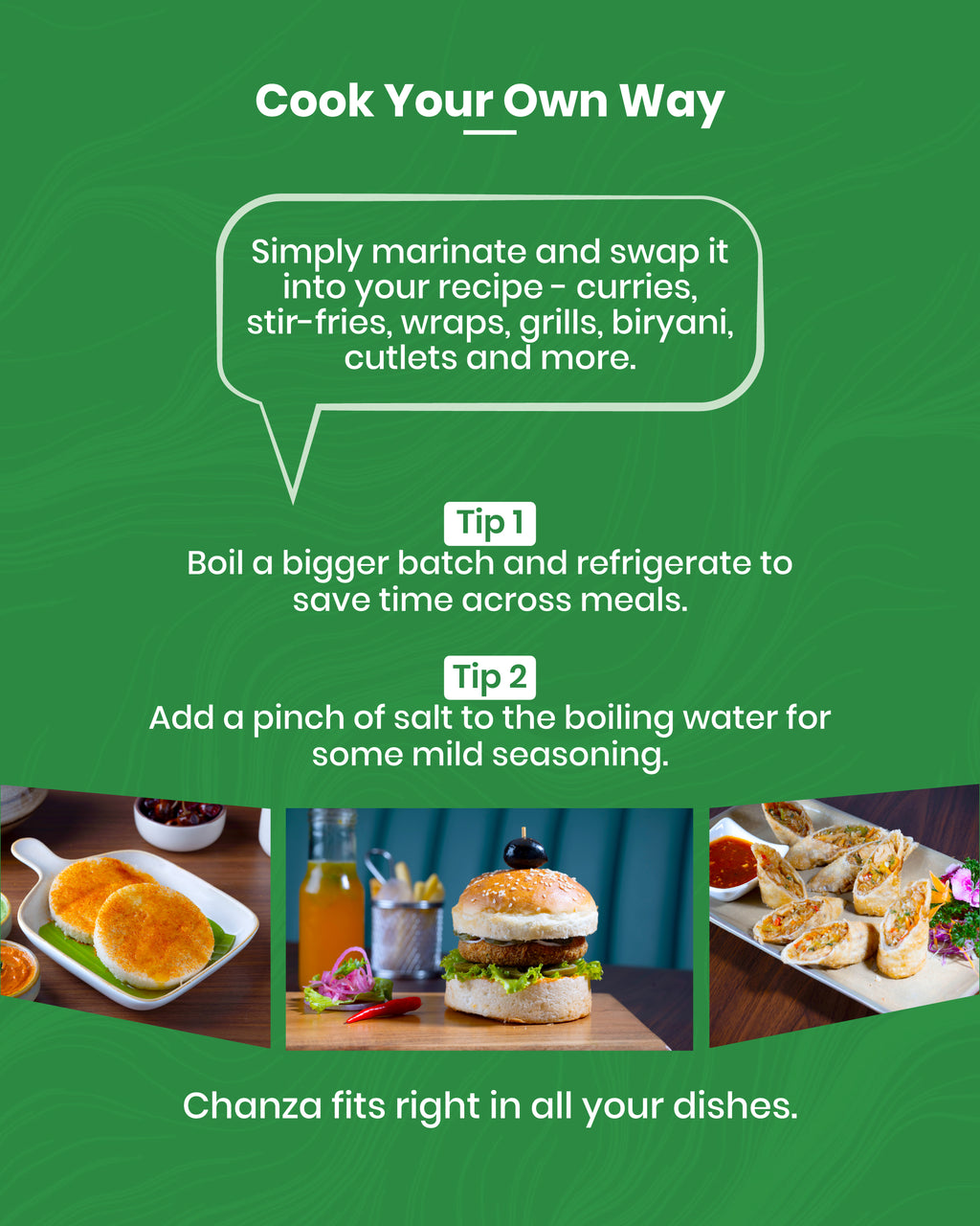 CHANZA Plant Protein Chunks | 33g Protein Per Serving | Vegan | Clean Label