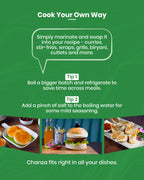 CHANZA Plant Protein Chunks | 33g Protein Per Serving | Vegan | Clean Label